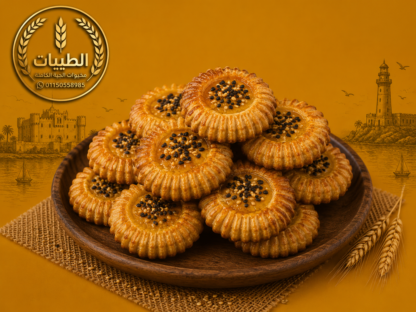 كحك طبق سادة اليمني